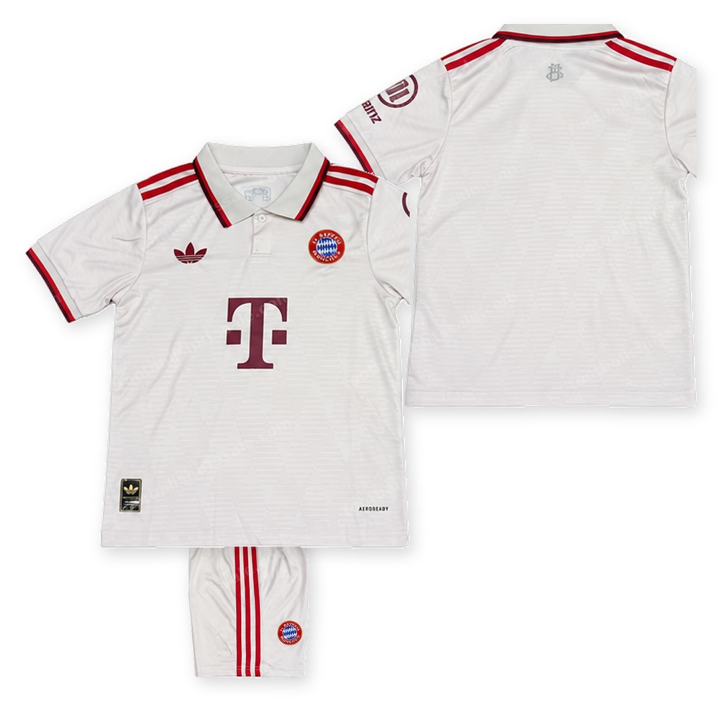 Bayern Munich Third Kids Football Kit 24/25