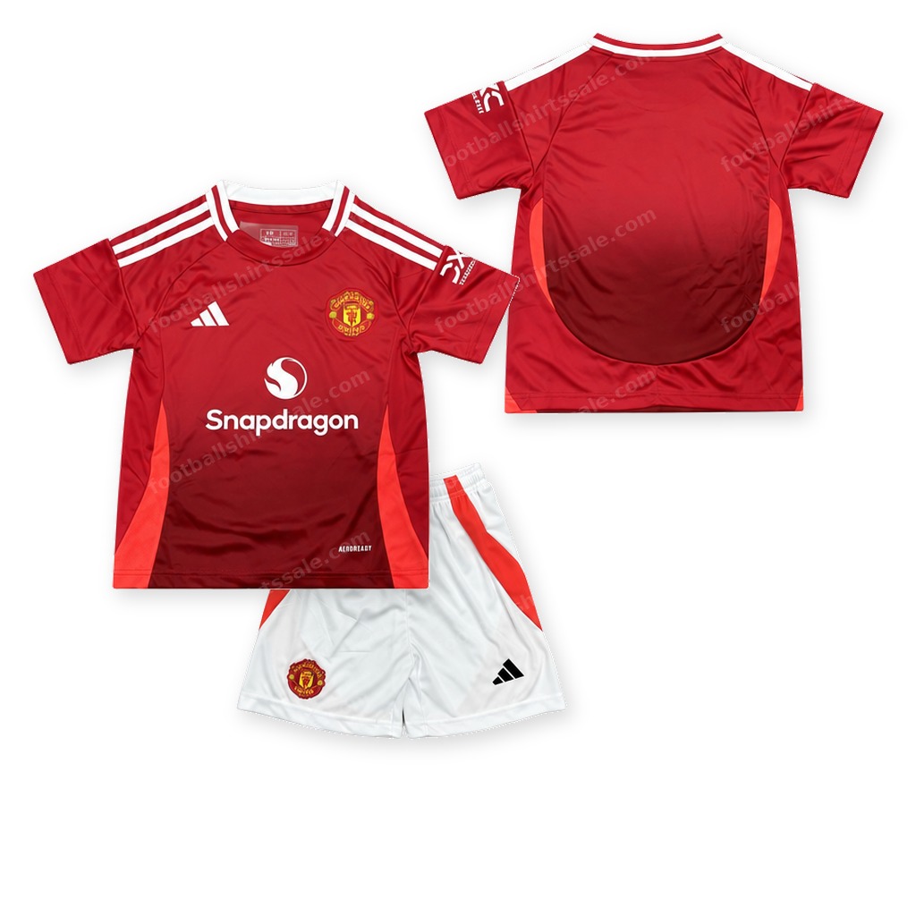 Manchester United Home Kids Football Kit 24/25