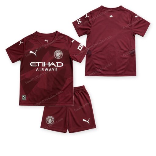 Manchester City Third Kids Football Kit 24/25