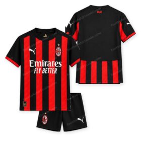 AC Milan Home Kids Football Kit 25/26