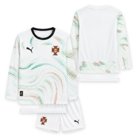 Portugal Away Long Sleeve Kids Football Kit 2025