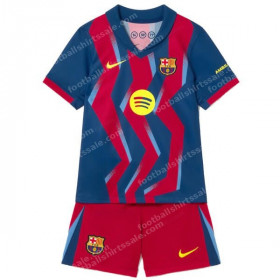 Barcelona Fourth Kids Football Kit 25/26