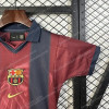 Barcelona x Travis Scott Retro 2000/01 Home Skeleton Jersey Kids Size - Detail 2