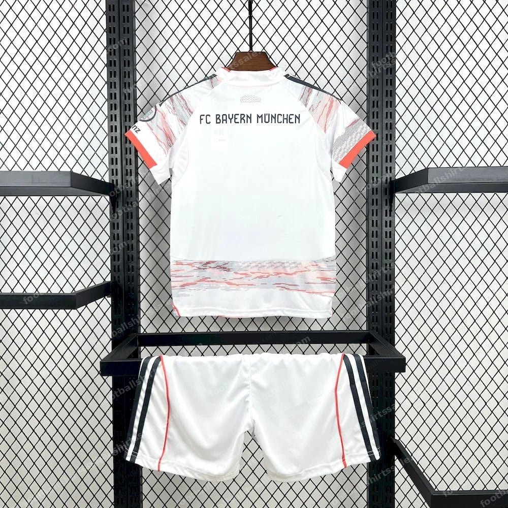 2025/2026 Bayern Munchen Away Football Shirt Kids Size - Detail 1