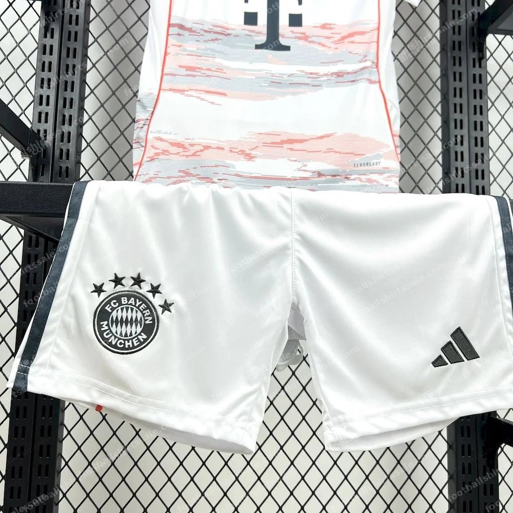2025/2026 Bayern Munchen Away Football Shirt Kids Size - Detail 6