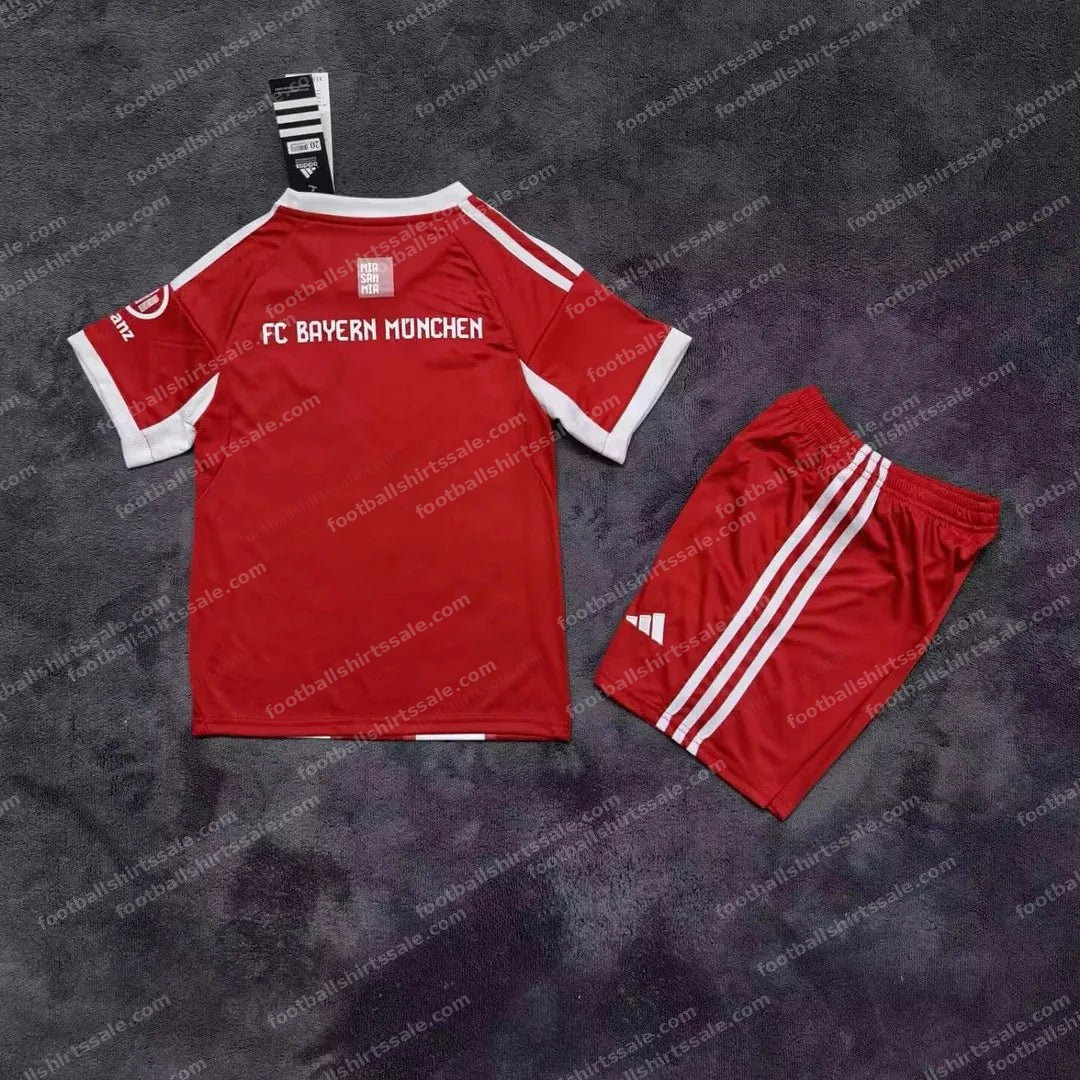 2025/2026 Bayern Munchen Home Football Shirt Kids Size - Detail 1