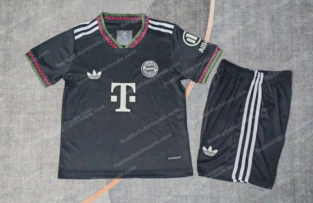 2025/2026 Bayern Munchen Third Away Football Shirt Kids Size