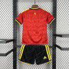 2026 Belgium Home World Cup Football Shirt Kids Size - Detail 1