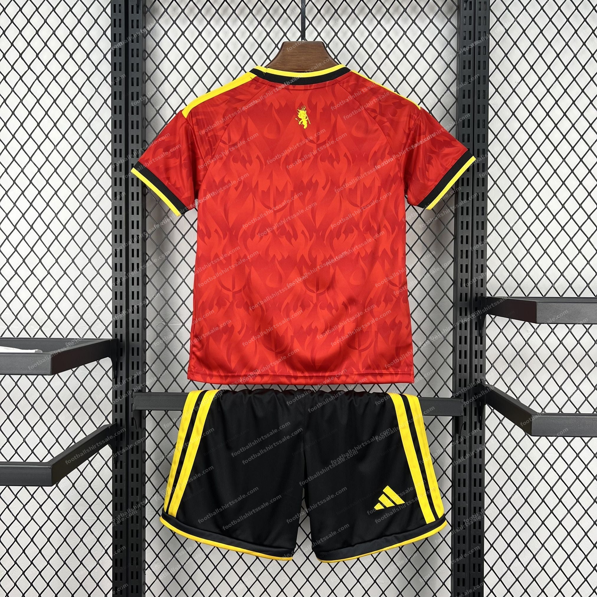 2026 Belgium Home World Cup Football Shirt Kids Size - Detail 1