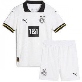 Borussia Dortmund Third Kids Football Kit 24/25