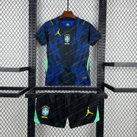 Brazil Away World Cup Kids Football Kit 2026