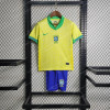 2024 Brazil Home Football Shirt Kids Size 1:1