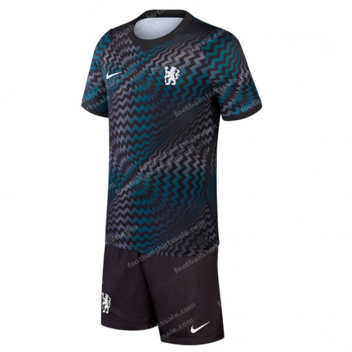 Chelsea Goalkeeper Black Kids Football Kit 26/27