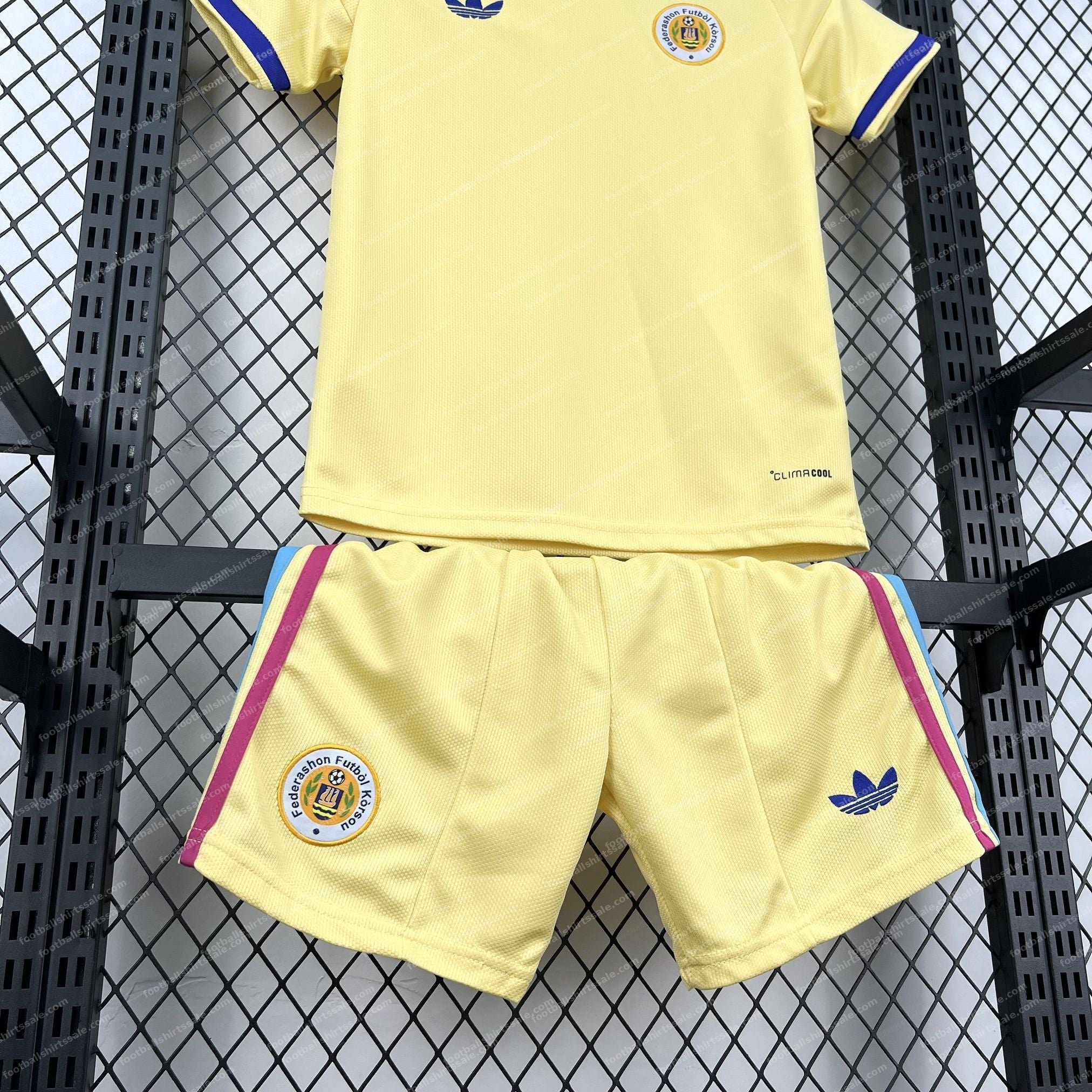 2026 Curacao Away World Cup Football Shirt Kids Size - Detail 4