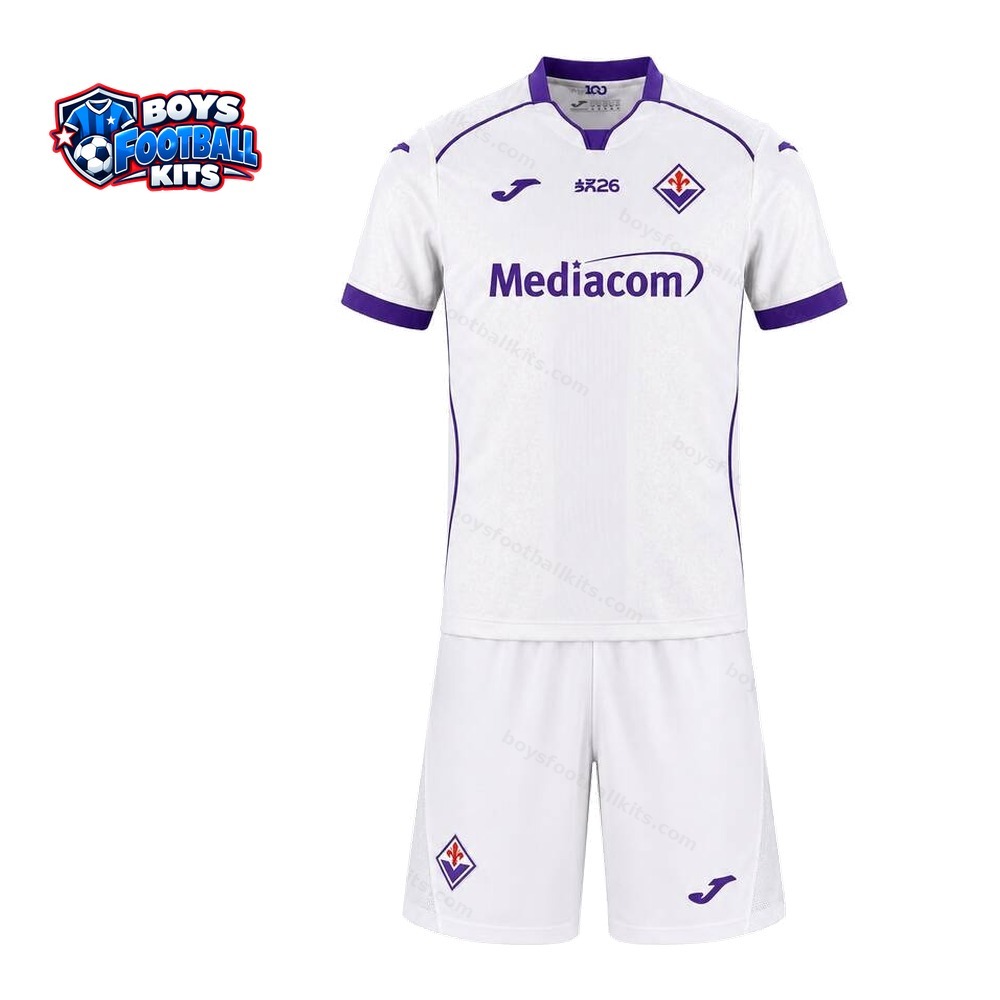 Fiorentina Away Kids Kit 25/26