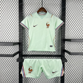 France Away World Cup Kids Football Kit 2026