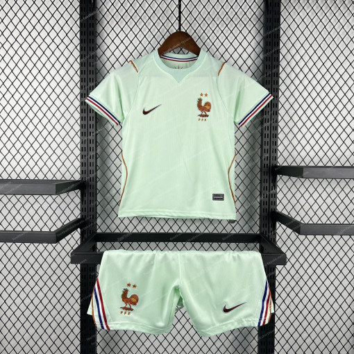 France Away World Cup Kids Football Kit 2026