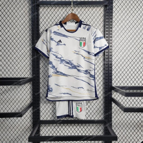 Italy Away Kids Football Kit 2023