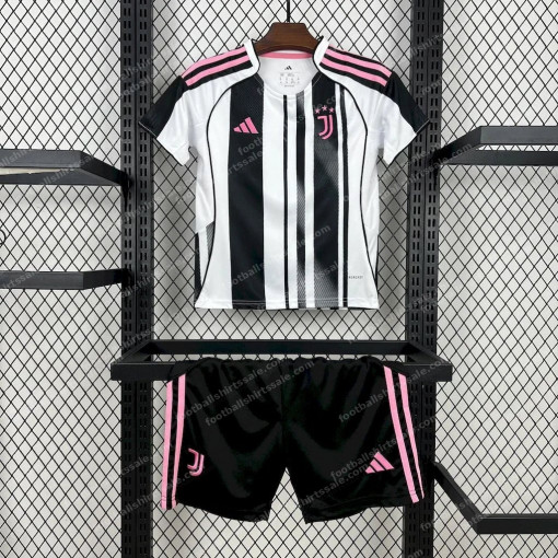 Juventus Home Kids Football Kit 25/26