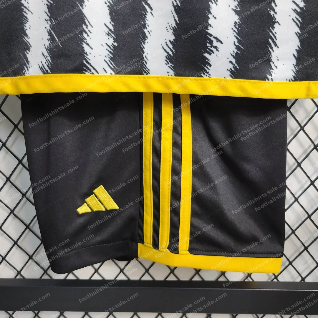 2023/2024 Juventus Home Soccer Jersey 1:1 Thai Quality Kids Size - Detail 9