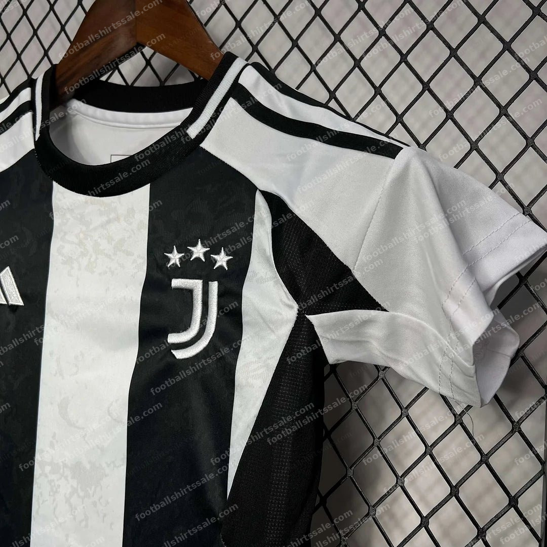 2024/2025 Juventus Home Soccer Jersey 1:1 Thai Quality Kids Size - Detail 2