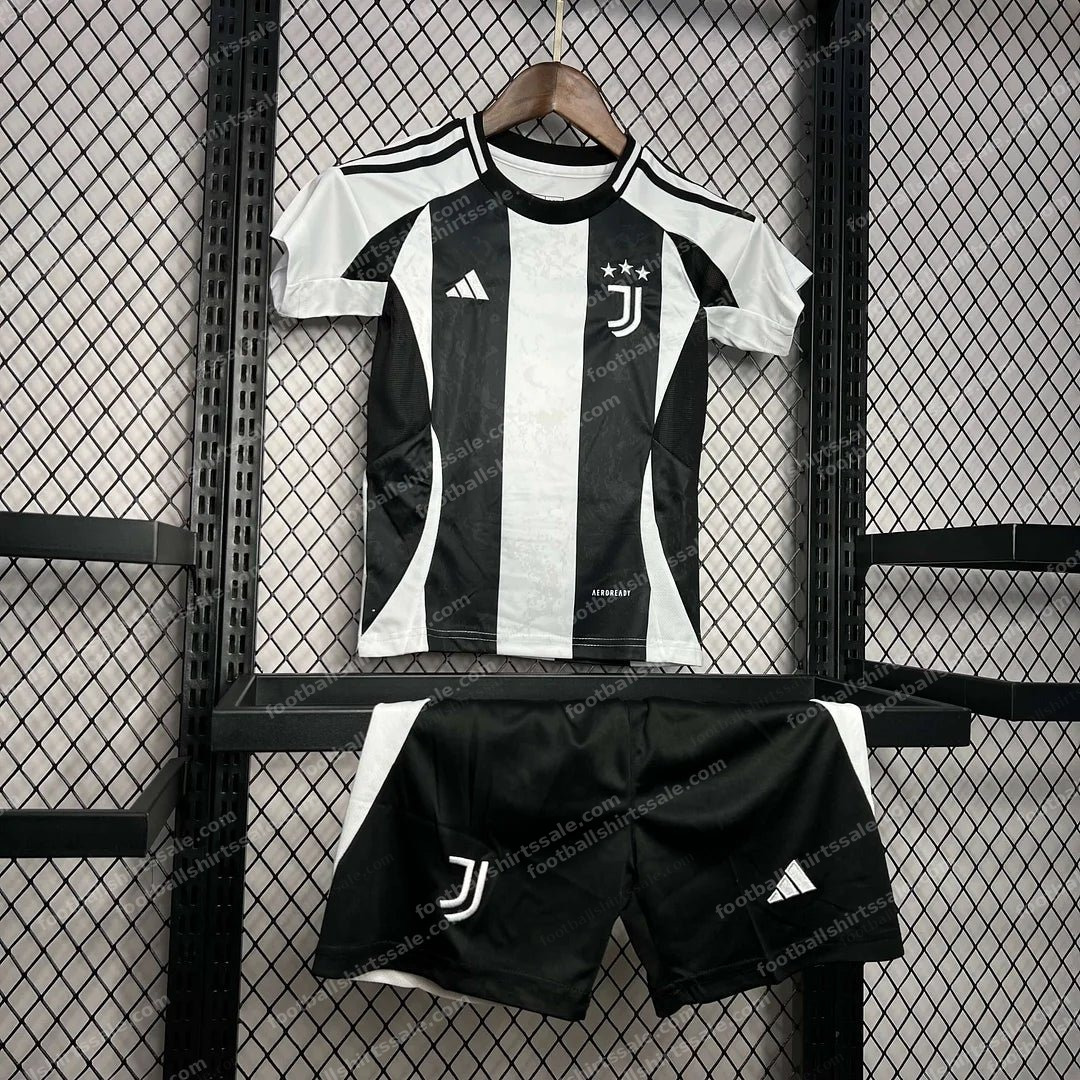2024/2025 Juventus Home Soccer Jersey 1:1 Thai Quality Kids Size
