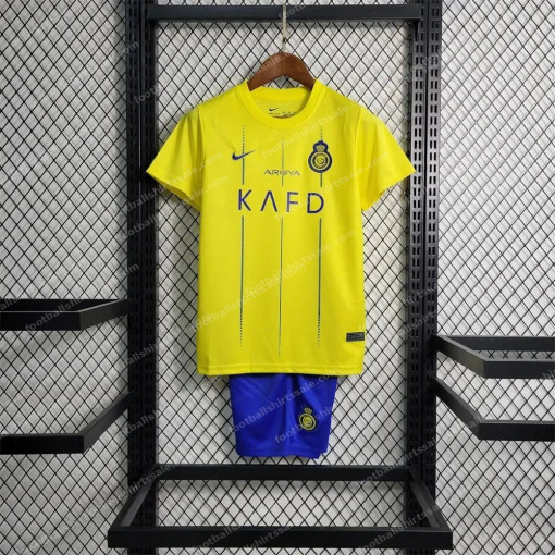 Al Nassr Home Al Nassr Kids Football Kit 23/24