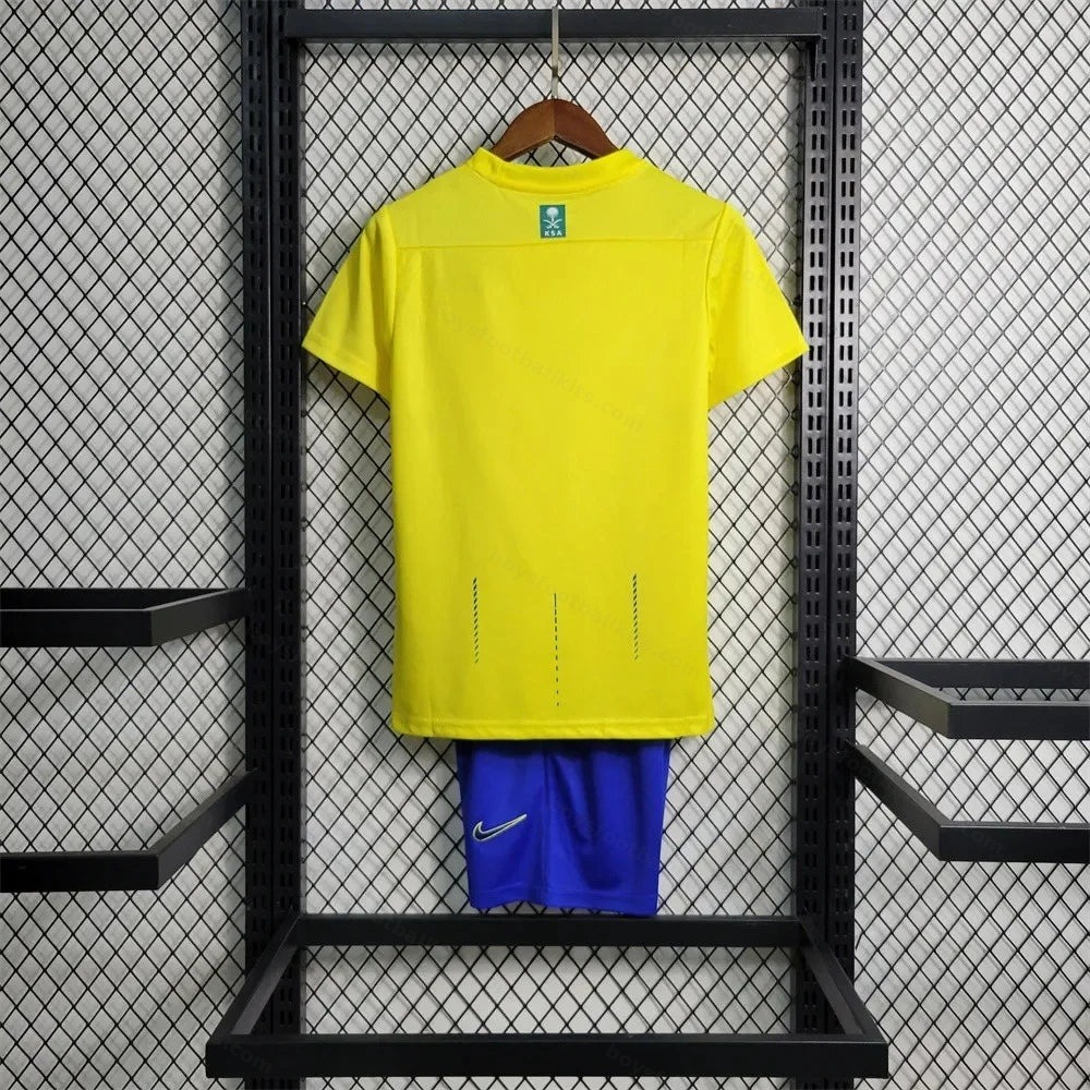 2023/2024 Kids Size Al-Nassr Home Football Shirt - Detail 8