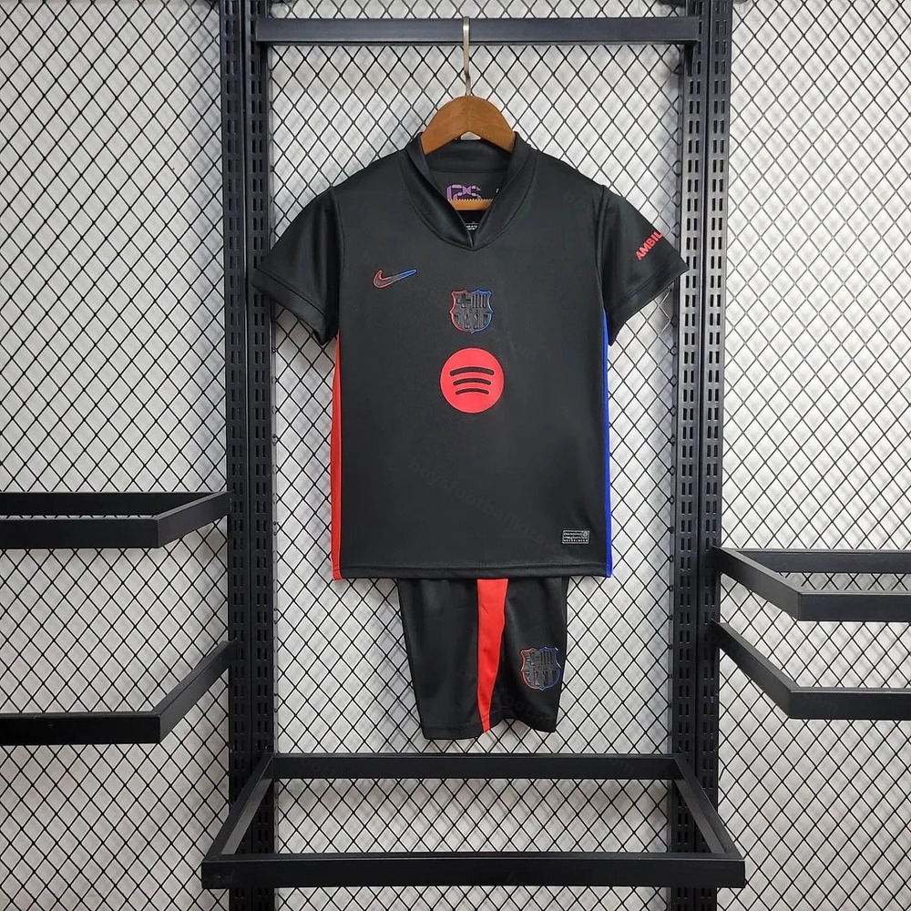 2024/2025 Kids Size Barcelona Away Football Shirt 1:1 Thai Quality - Detail 7