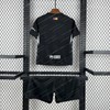 2025/2026 Kids Size Barcelona Black Goalkeeper Football Kit - Detail 1