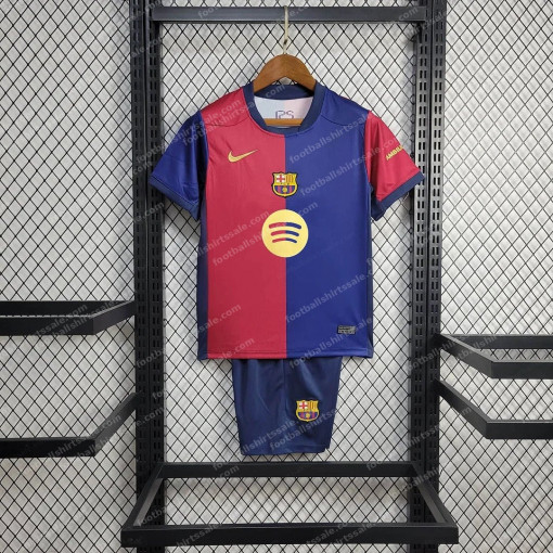 Barcelona Home Kids Football Kit 24/25
