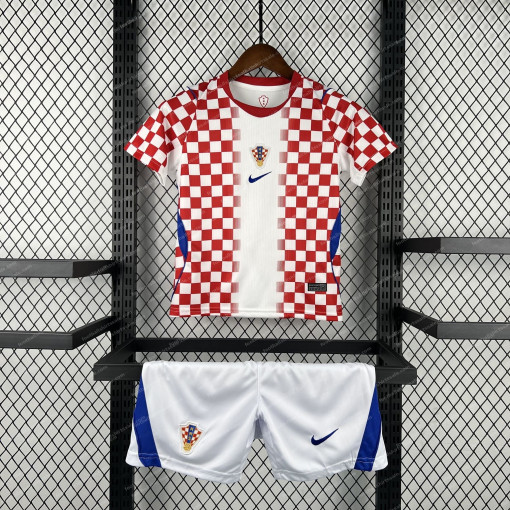 Croatia Home Kids Football Kit 2026