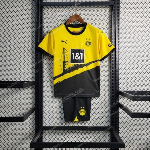Dortmund Home Kids Football Kit 23/24