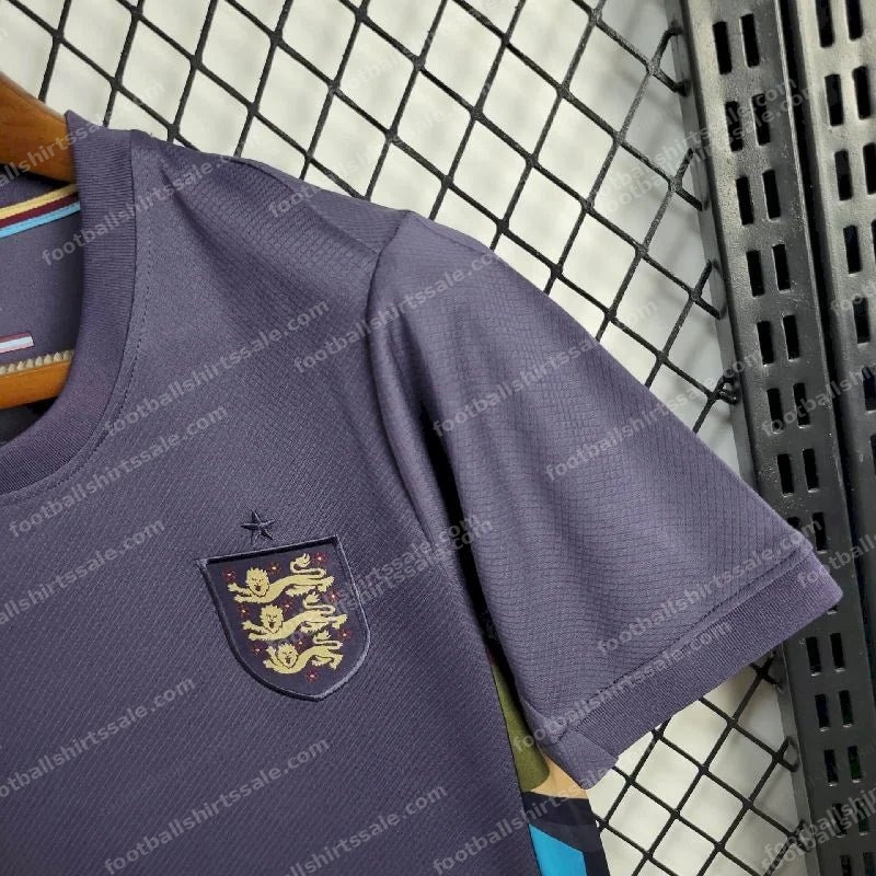 2024 Kids Size England Away Football Jersey - Detail 5