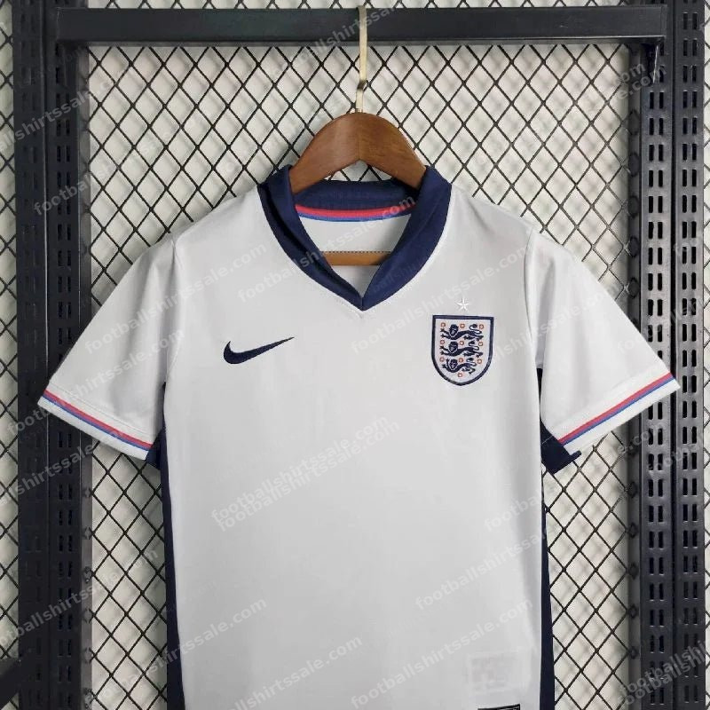 2024 Kids Size England Home Football Jersey - Detail 2