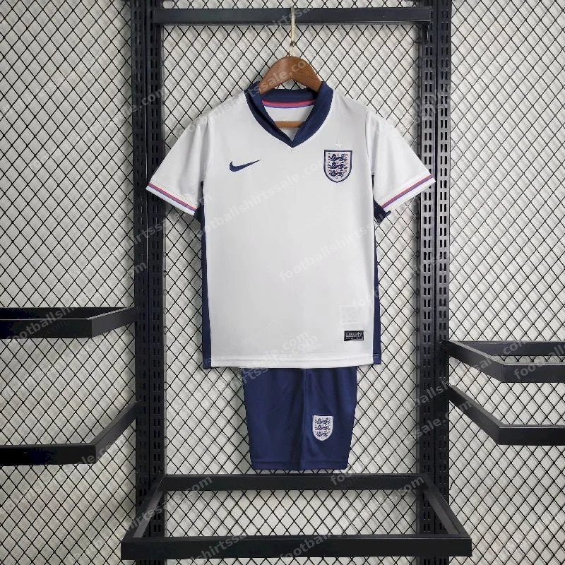 2024 Kids Size England Home Football Jersey