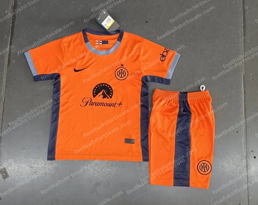2023/2024 Kids Size Inter Milan Third Away Football Jersey1:1 Quality Thai