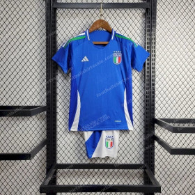 Italy Home Kids Football Kit 2024