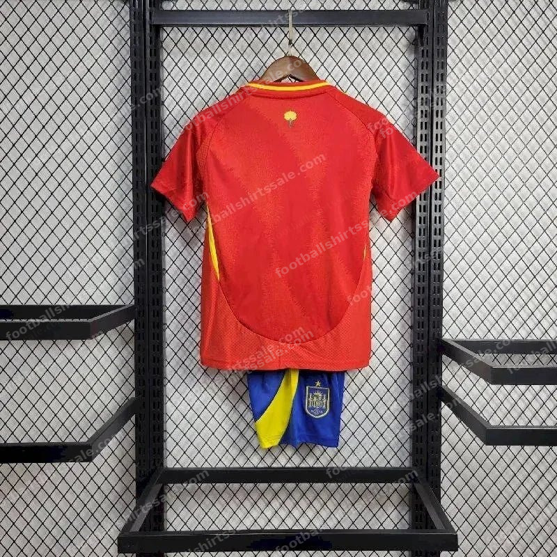 2024 Kids Size Spain Home Football Shirt 1:1 Thai Quality - Detail 1