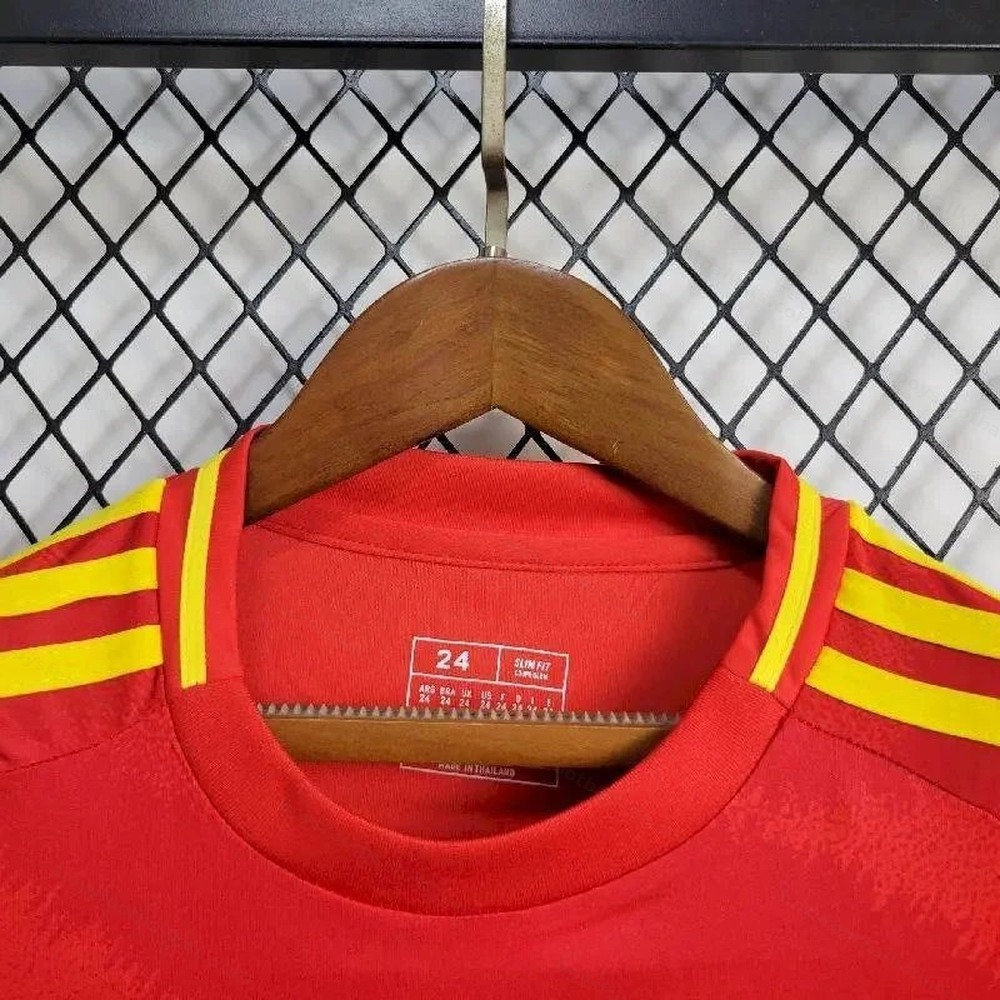2024 Kids Size Spain Home Football Shirt 1:1 Thai Quality - Detail 3