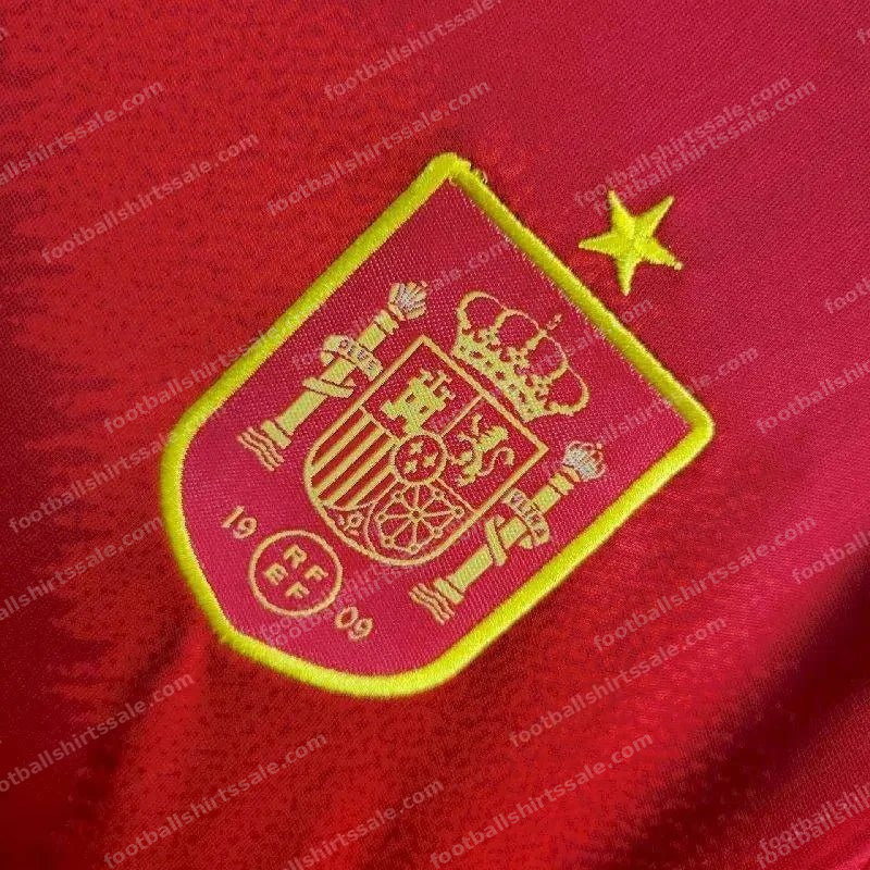 2024 Kids Size Spain Home Football Shirt 1:1 Thai Quality - Detail 6