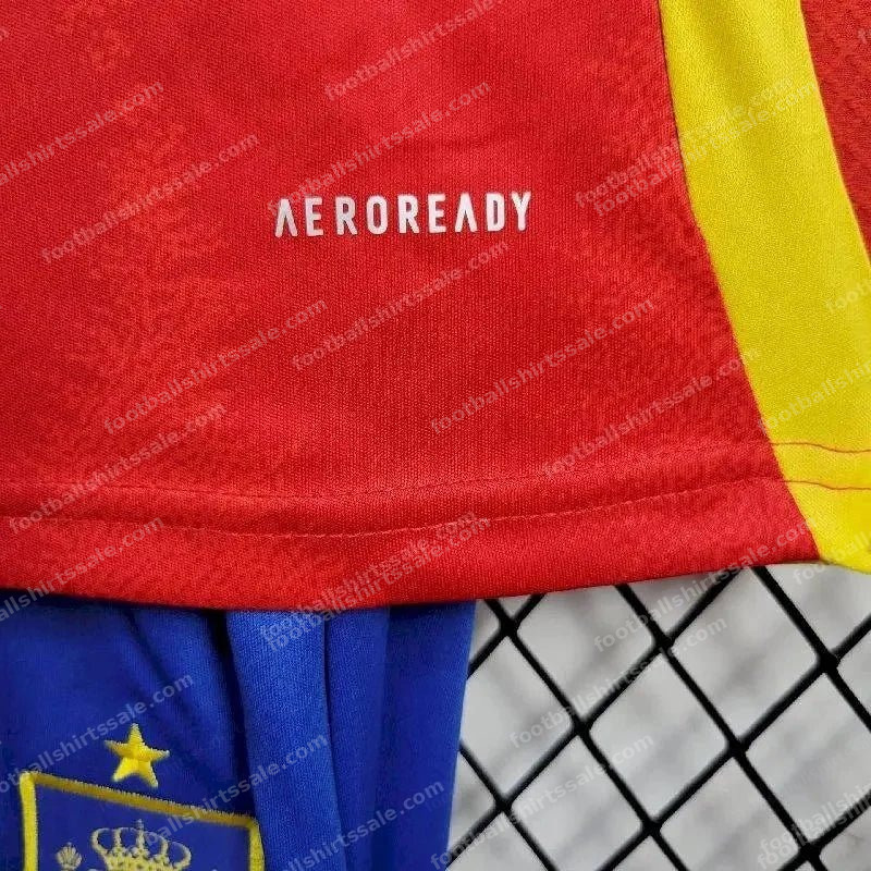 2024 Kids Size Spain Home Football Shirt 1:1 Thai Quality - Detail 8