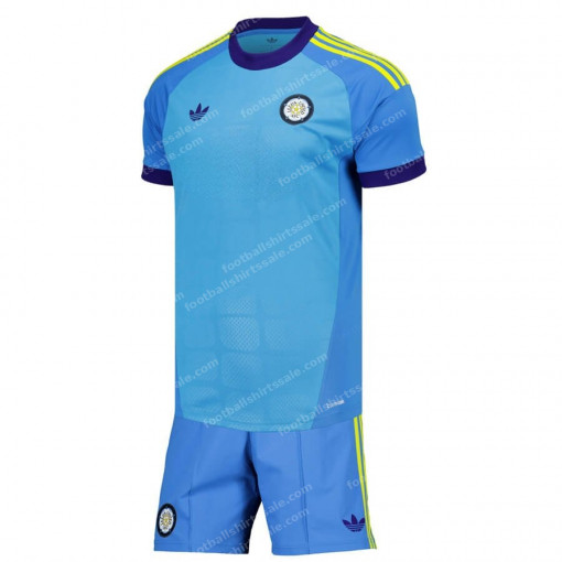 Leeds United Goalkeeper Blue Kids Football Kit 26/27