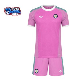 Leeds United Goalkeeper Pink Kids Football Kit 26/27