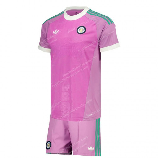 Leeds United Goalkeeper Pink Kids Football Kit 26/27