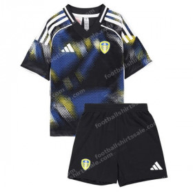 Leeds United Third Kids Football Kit 25/26