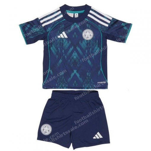 Leicester City Away Kids Football Kit 25/26