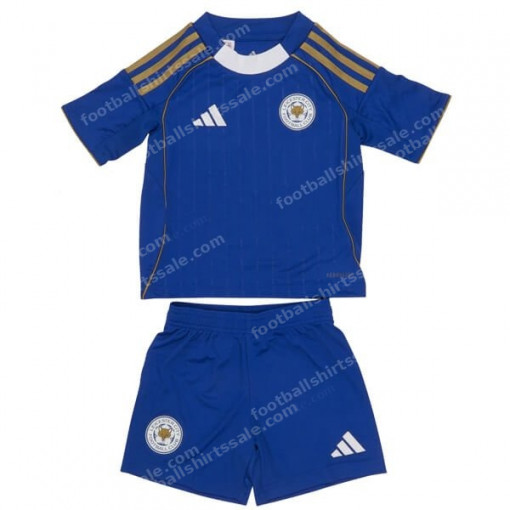 Leicester City Home Kids Football Kit 25/26