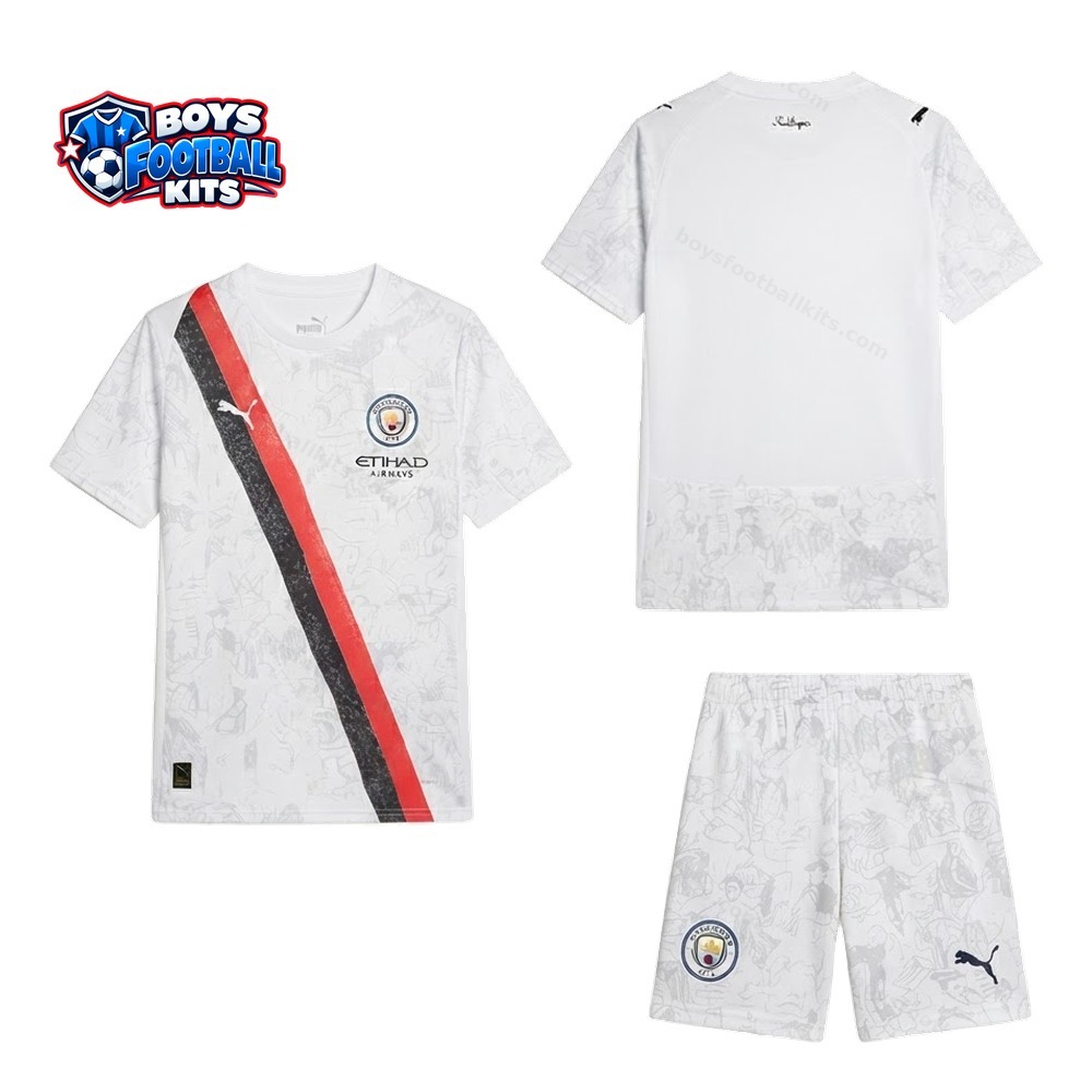 Manchester City KidSuper x Club World Cup Kids Kit