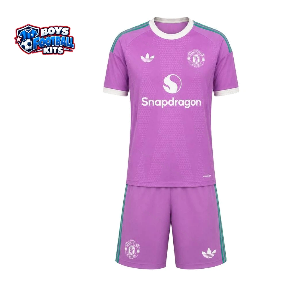 Manchester United Goalkeeper Kids Kit 25/26 – Pink